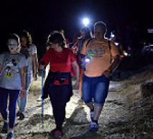 Ruta la nina montero 2016 de noche